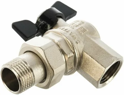 Угловой кран шаровой с американкой 1 Бугатти 05940009