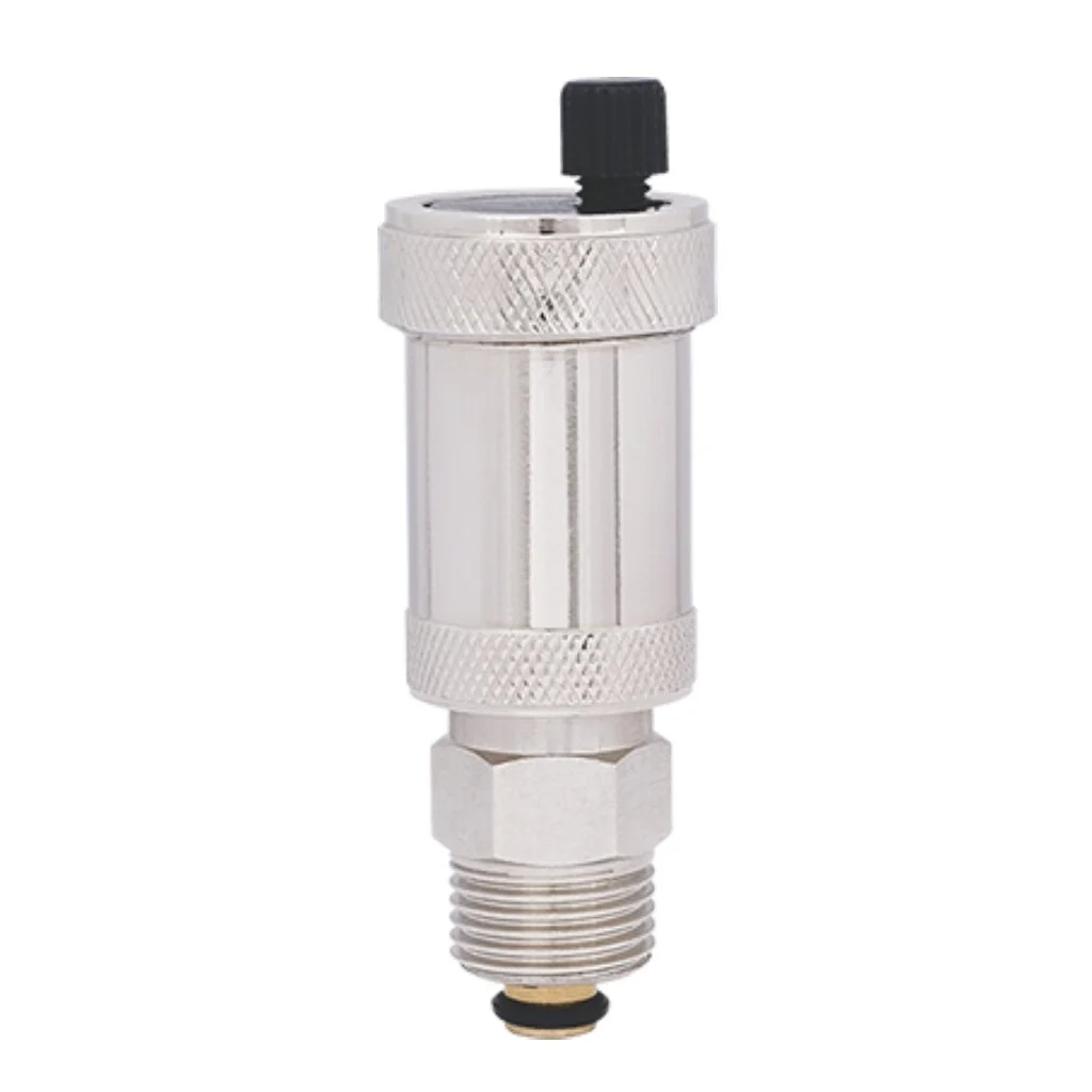 Воздухоотводчик 1/2 прямой ХРОМ ViEiR (100/1шт) PF504