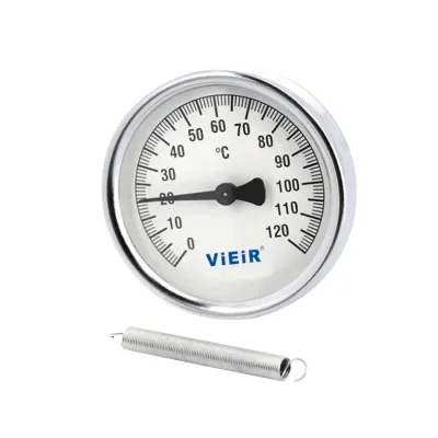 Купить Термометр накладной с пружиной (120 С) ViEiR