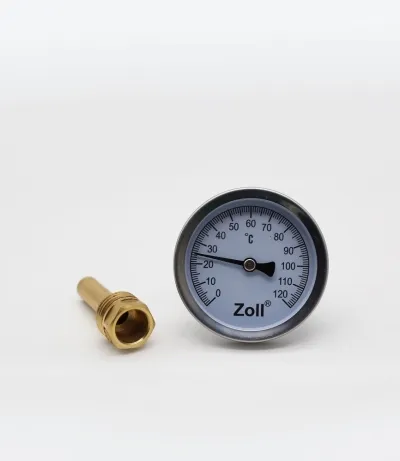 Купить Термометр аксиальный с погружной гильзой ф63мм-120% ЗОЛЛ