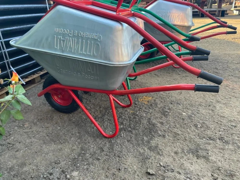 Тачка садово-строительная (одноколесная) 380х640х1130